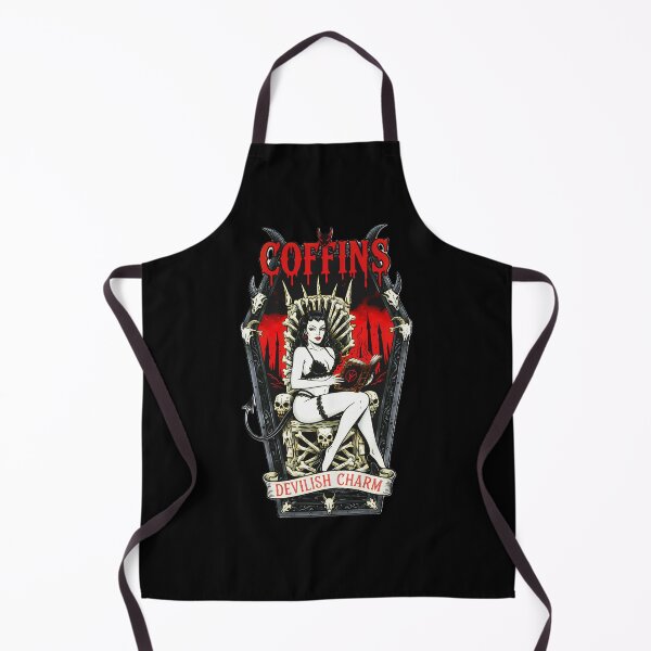 Item preview, Devilish Charm - Pinup Demoness Coffin designed and sold by CoffinsArt.