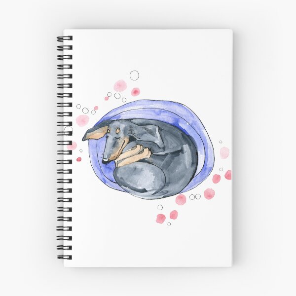 Item preview, Black dachshund is sleeping. Watercolor illustration. Hand drawing designed and sold by NataliMias.