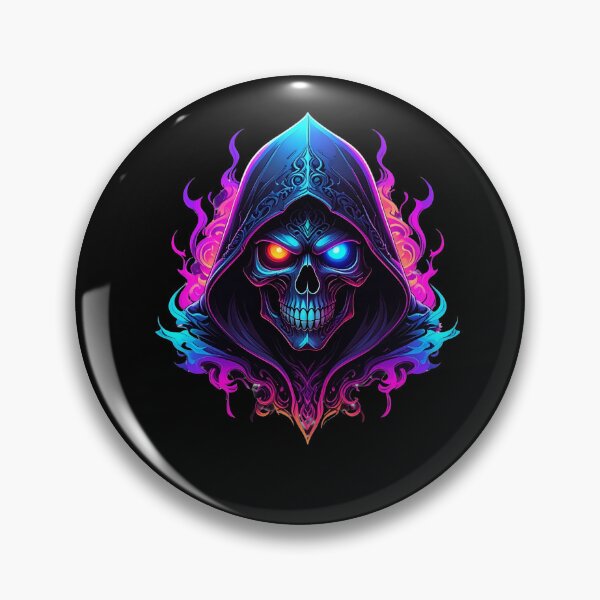 Item preview, Vibrant Skull Hood T-shirt designed and sold by Alicjareign.