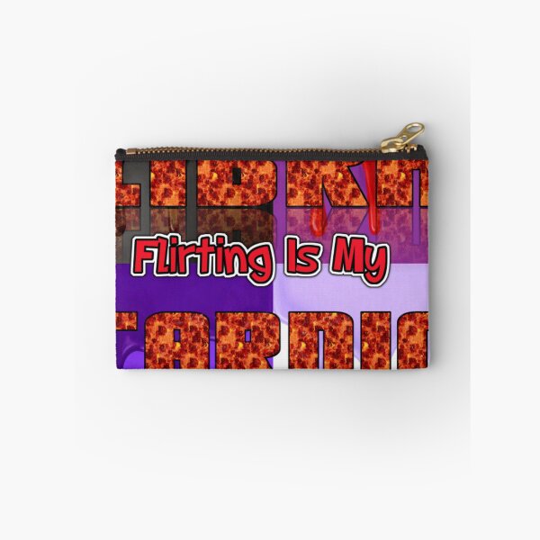 Item preview, libra- flirting is my cardio typography colorful funny text designed and sold by SmashingDeals.