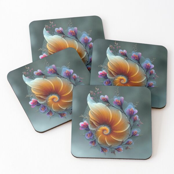 Item preview, Spiral Bloom of the Digital Grove designed and sold by bloorose.