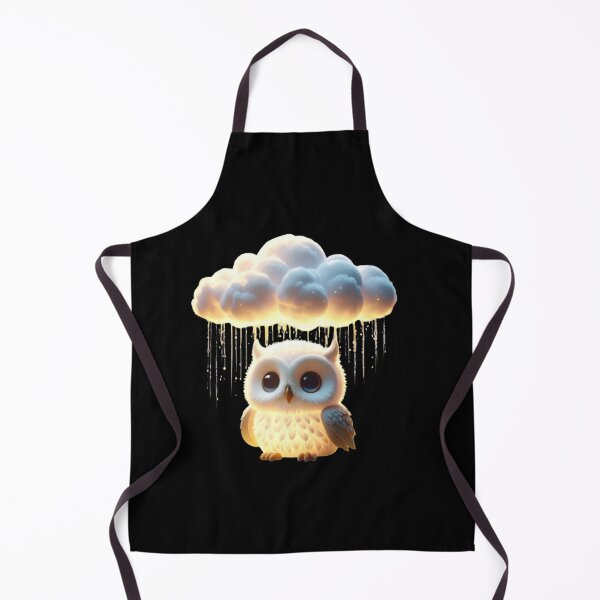 Item preview, A glowing baby white owl under the glowing clouds T-shirt designed and sold by Alicjareign.