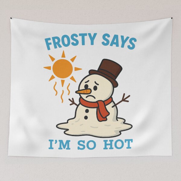 Item preview,  Frosty the snowman(I'M  SO HOT) designed and sold by JamesDunican.