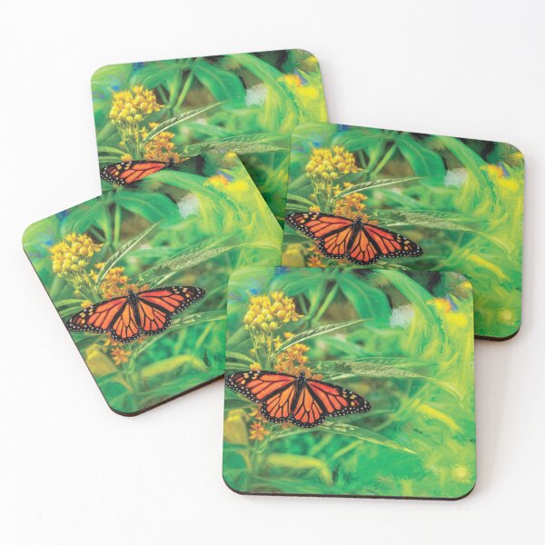 Item preview, Monarch Butterfly Sipping Milkweed Nectar designed and sold by Kay Brewer.