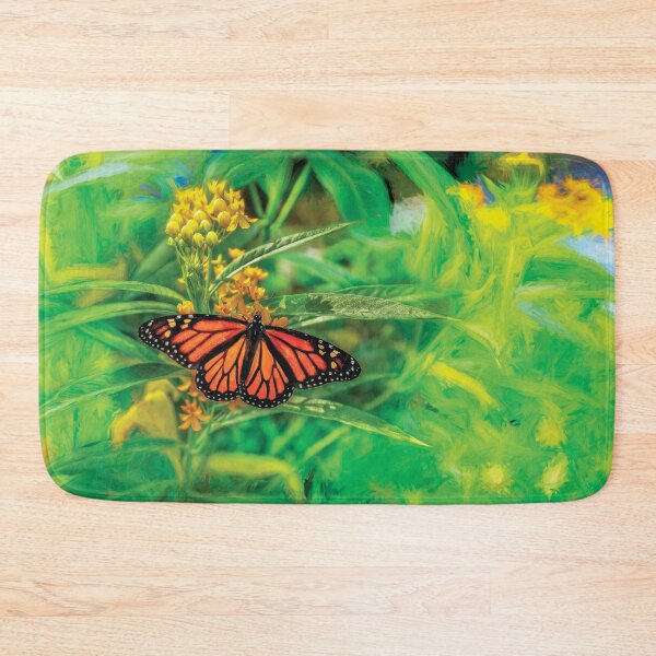Item preview, Monarch Butterfly Sipping Milkweed Nectar designed and sold by Kay Brewer.