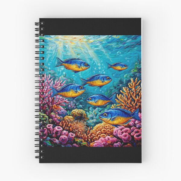 Item preview, Kupang damselfish (Chrysiptera hemicyanea)#1 designed and sold by Helios Be. Lavsh.