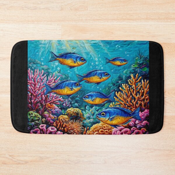 Item preview, Kupang damselfish (Chrysiptera hemicyanea)#1 designed and sold by Helios Be. Lavsh.