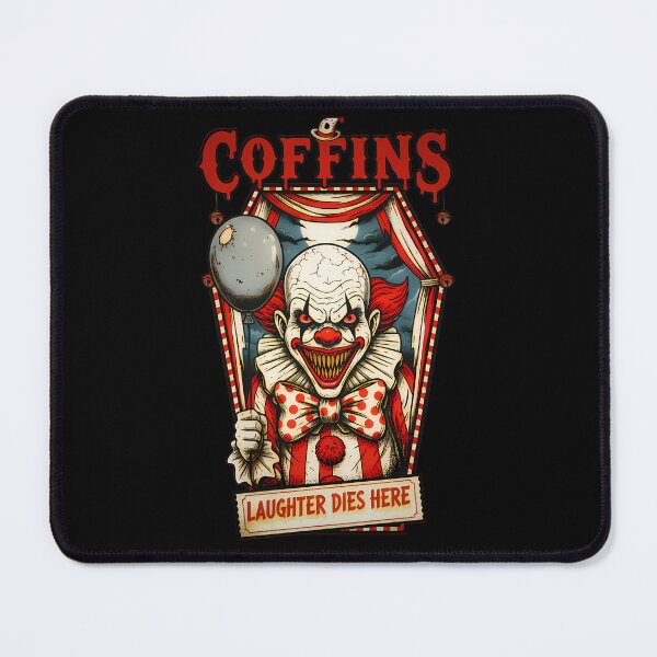 Item preview, Laughter Dies Here - Creepy Clown Horror designed and sold by CoffinsArt.