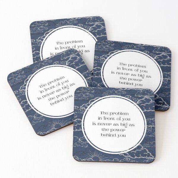 Item preview, The power is bigger than the problem - encouragement  designed and sold by Annie & Petal Prints.
