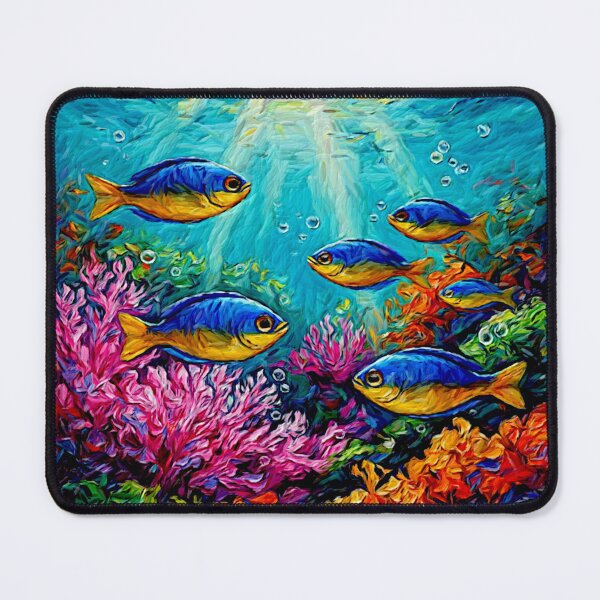 Item preview, Kupang damselfish (Chrysiptera hemicyanea)#2 designed and sold by Helios Be. Lavsh.