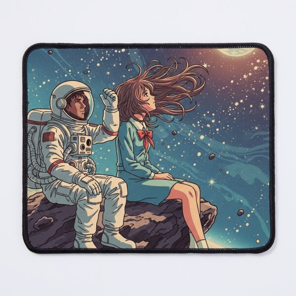 Item preview, Space Platonic Love - Romantic Date on the Asteroid designed and sold by JonelleTshirts.