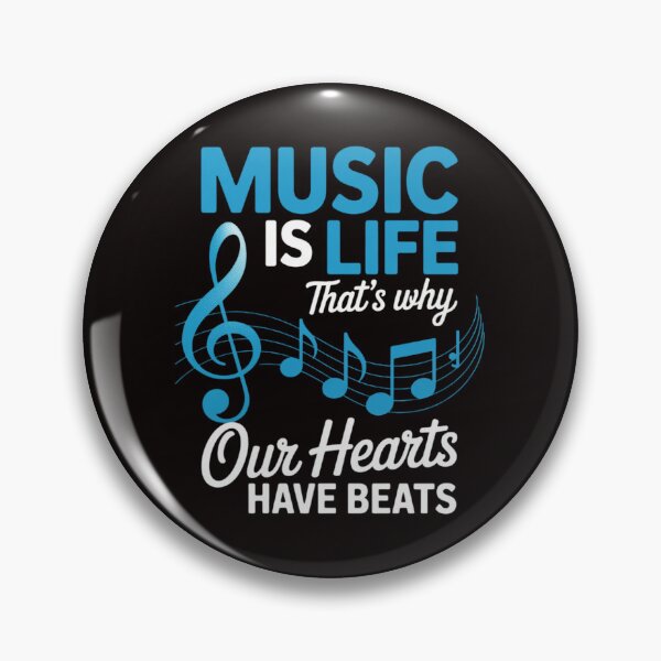 Item preview, Music Is Life That's Why Our Hearts Have Beats designed and sold by MelSurf.
