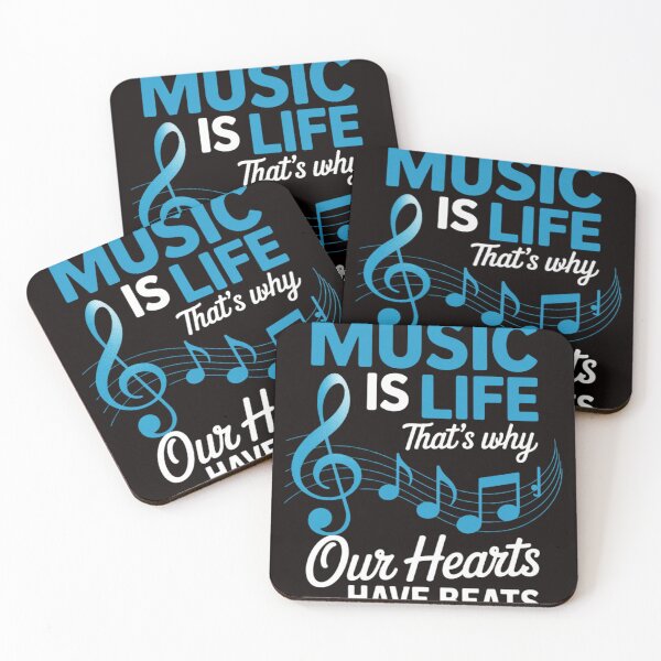 Item preview, Music Is Life That's Why Our Hearts Have Beats designed and sold by MelSurf.