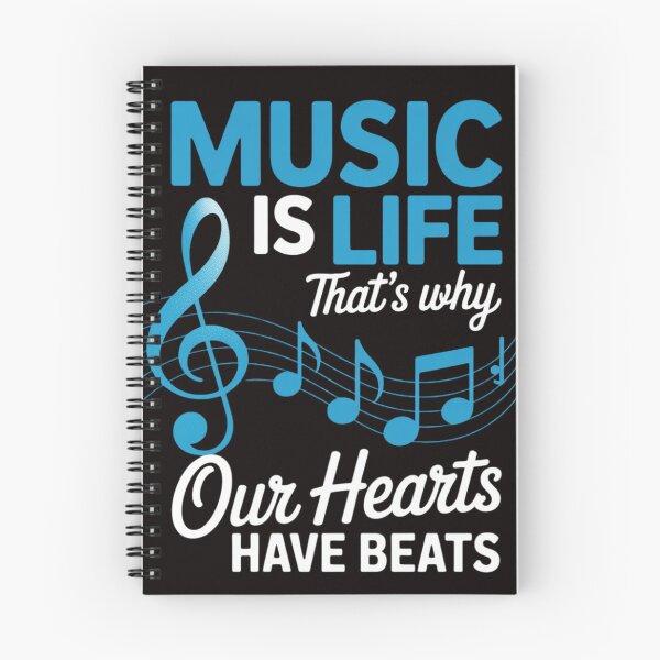 Item preview, Music Is Life That's Why Our Hearts Have Beats designed and sold by MelSurf.