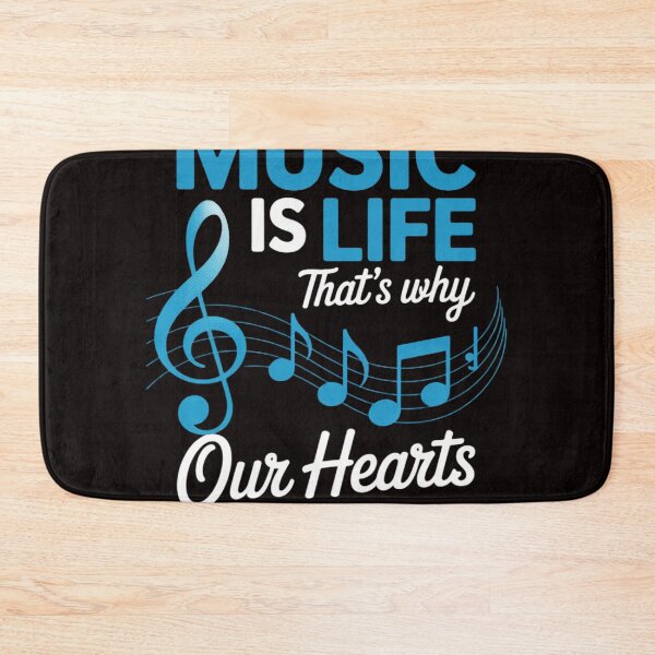 Item preview, Music Is Life That's Why Our Hearts Have Beats designed and sold by MelSurf.