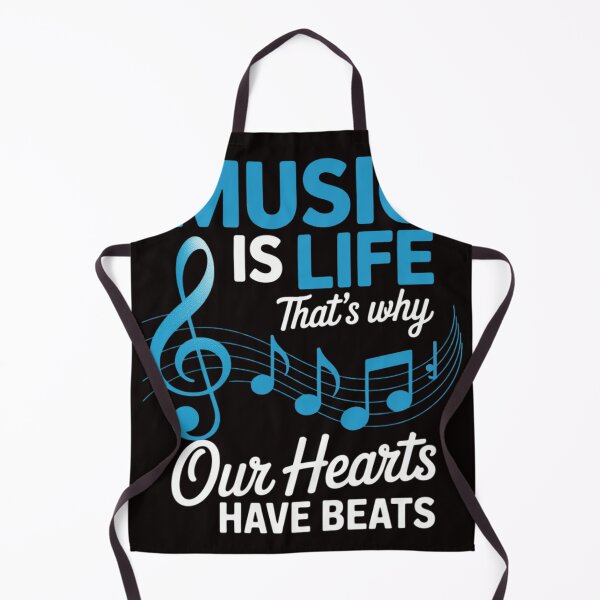 Item preview, Music Is Life That's Why Our Hearts Have Beats designed and sold by MelSurf.