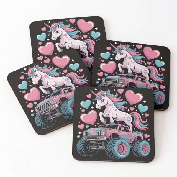 Item preview, Monster Truck Unicorn Girl Birthday Party Monster Truck designed and sold by MelSurf.