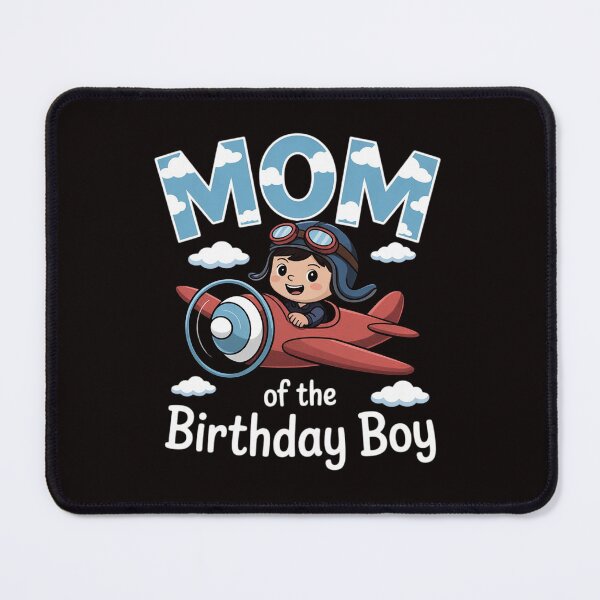 Item preview, Mom Of The Birthday Boy Airplane Pilot Flying Family designed and sold by MelSurf.