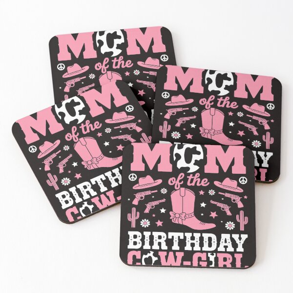 Item preview, Mom Of The Birthday CowGirl Pink Disco Rodeo Western designed and sold by MelSurf.