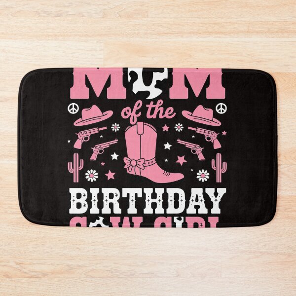 Item preview, Mom Of The Birthday CowGirl Pink Disco Rodeo Western designed and sold by MelSurf.