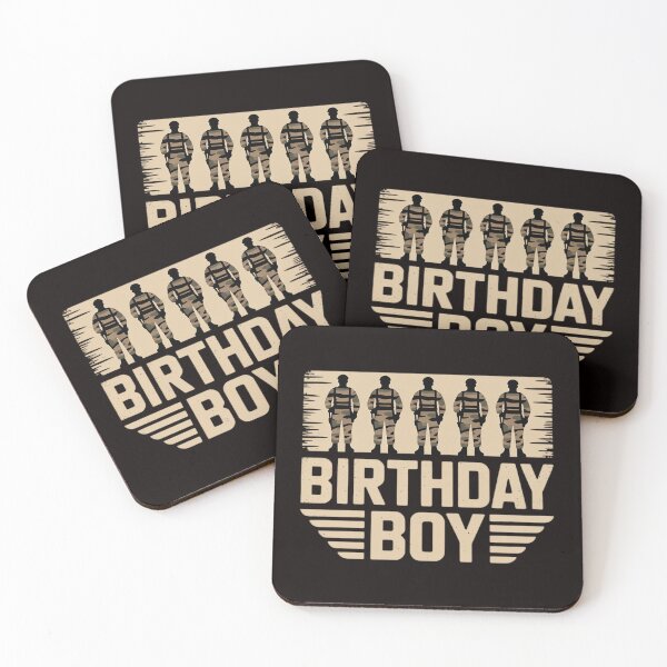 Item preview, Military Kids Birthday Boy Army Party Military Supplies Camo designed and sold by MelSurf.