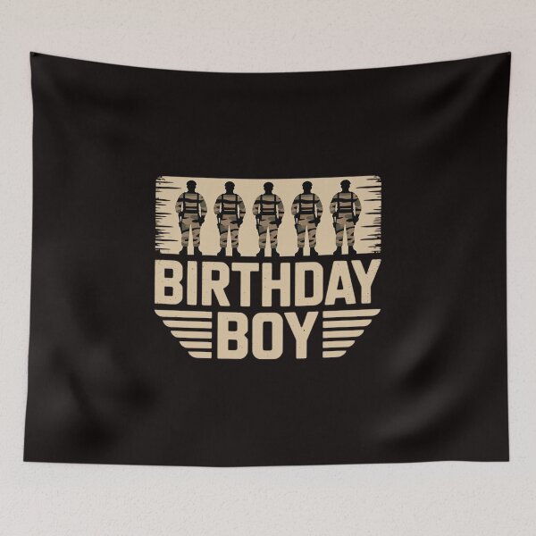 Item preview, Military Kids Birthday Boy Army Party Military Supplies Camo designed and sold by MelSurf.