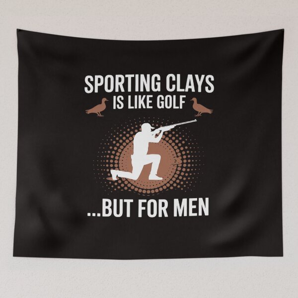 Item preview, Mens Sporting Clays Is Like Golf But For Men Trap Skeet Shooting designed and sold by MelSurf.
