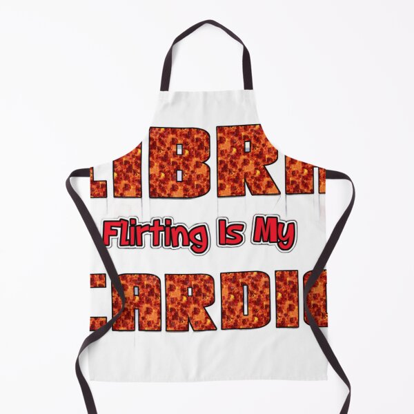 Item preview, libra flirting is my cardio typography colorful funny designed and sold by SmashingDeals.