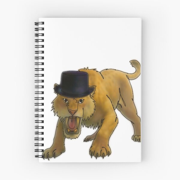 Item preview, Sabertooth Tiger Wearing a Top Hat - animalzinhats  designed and sold by Ashley’sAnimalz.