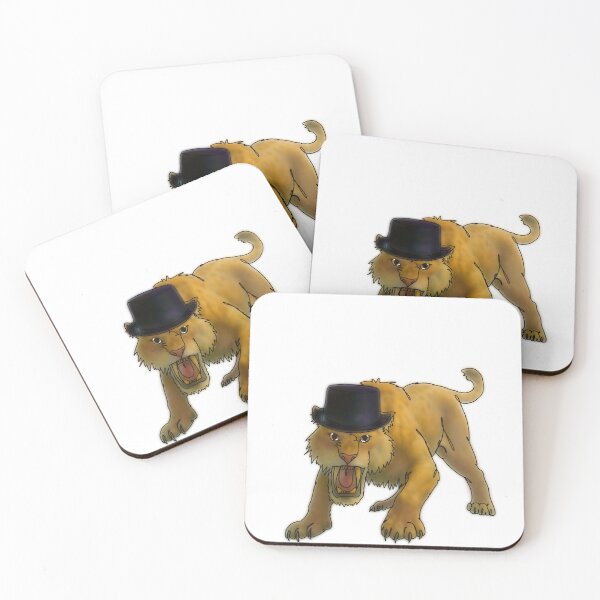 Item preview, Sabertooth Tiger Wearing a Top Hat - animalzinhats  designed and sold by Ashley’sAnimalz.