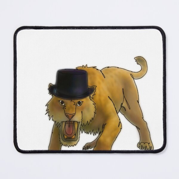 Item preview, Sabertooth Tiger Wearing a Top Hat - animalzinhats designed and sold by Ashley’sAnimalz.