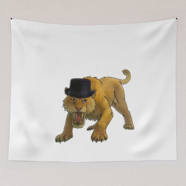 Item preview, Sabertooth Tiger Wearing a Top Hat - animalzinhats  designed and sold by Ashley’sAnimalz.
