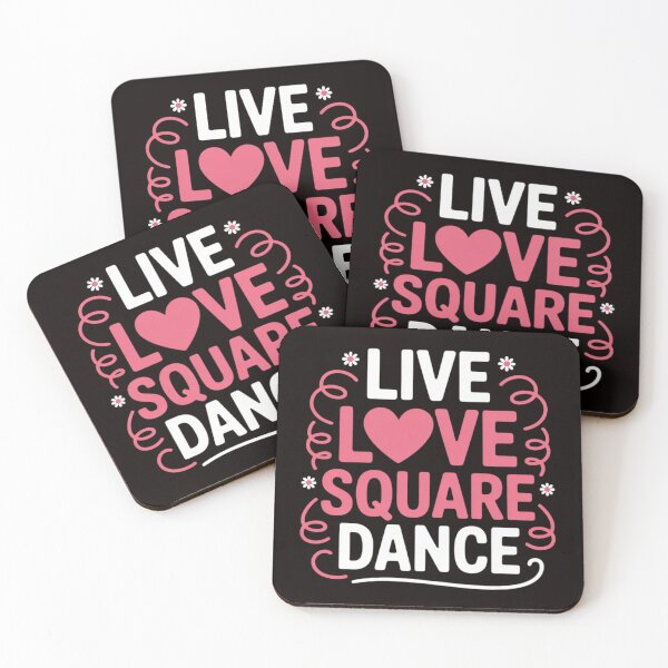 Item preview, Live Love Square Dance Cute Square Dancing Gift designed and sold by MelSurf.