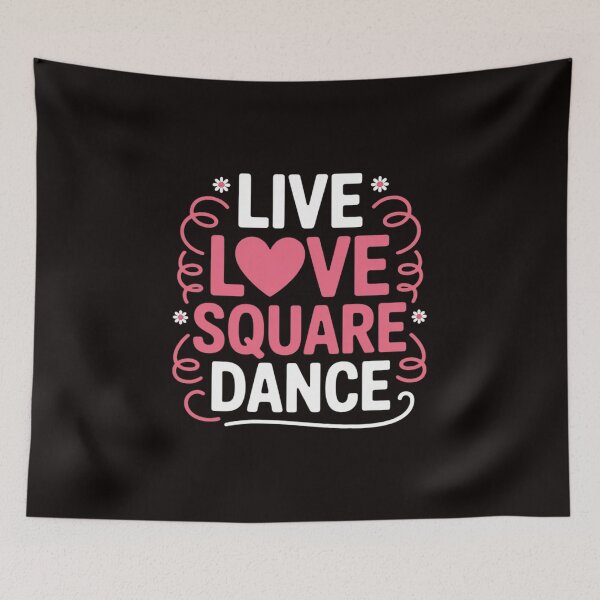 Item preview, Live Love Square Dance Cute Square Dancing Gift designed and sold by MelSurf.