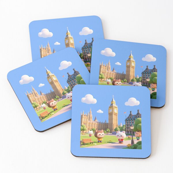 Item preview,  Westminster School London – 3D Cute & Comic Campus Scene,  designed and sold by PaintMeWorld.