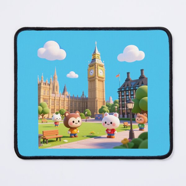 Item preview,  Westminster School London – 3D Cute & Comic Campus Scene,  designed and sold by PaintMeWorld.