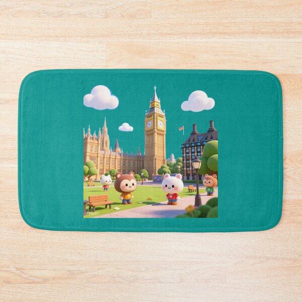 Item preview,  Westminster School London – 3D Cute & Comic Campus Scene,  designed and sold by PaintMeWorld.