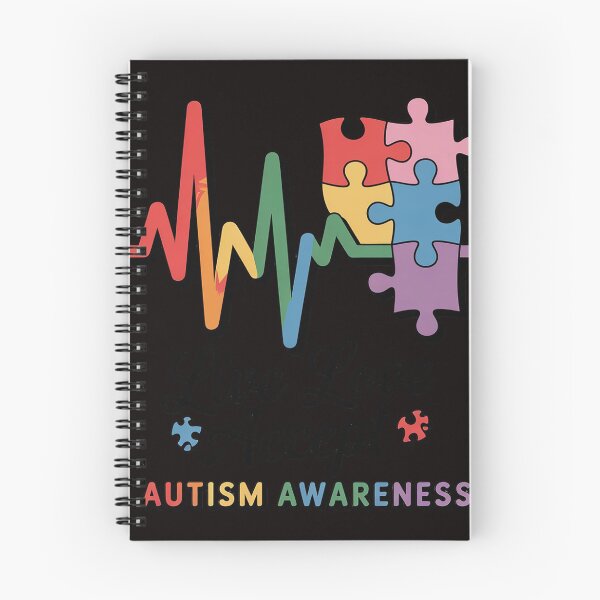 Item preview, Live Love Accept Autism Awareness  Puzzle HeartBeat designed and sold by MelSurf.