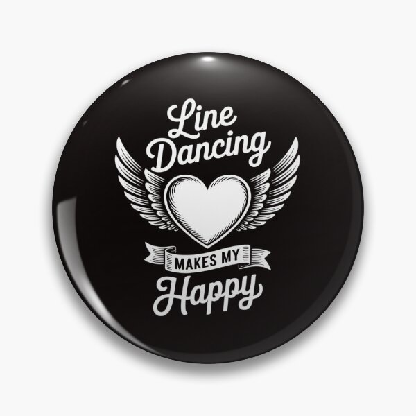 Item preview, Line Dancing Makes My Heart Happy - Country Western Dancer designed and sold by MelSurf.