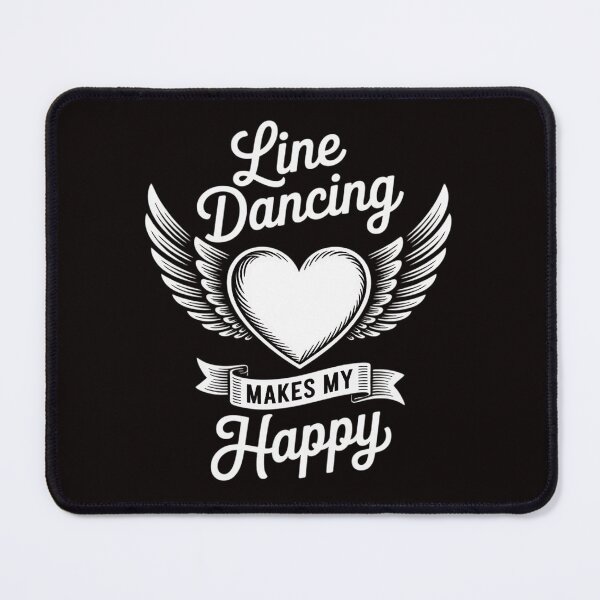 Item preview, Line Dancing Makes My Heart Happy - Country Western Dancer designed and sold by MelSurf.