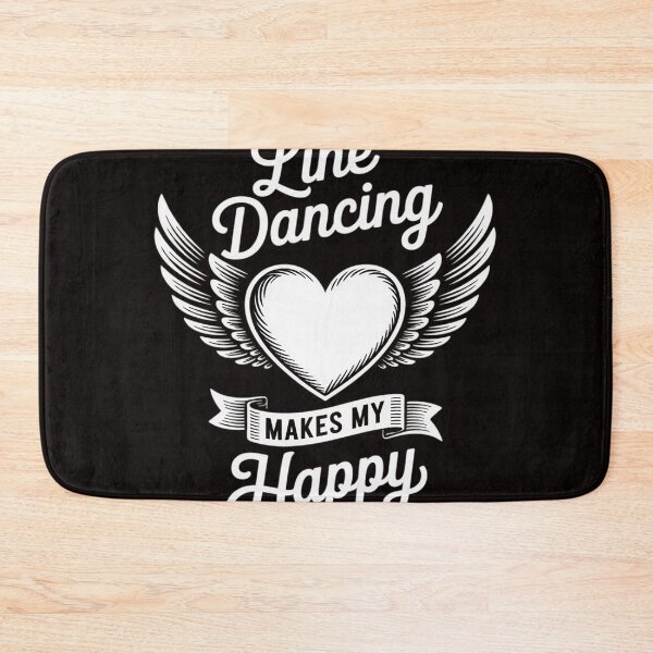 Item preview, Line Dancing Makes My Heart Happy - Country Western Dancer designed and sold by MelSurf.