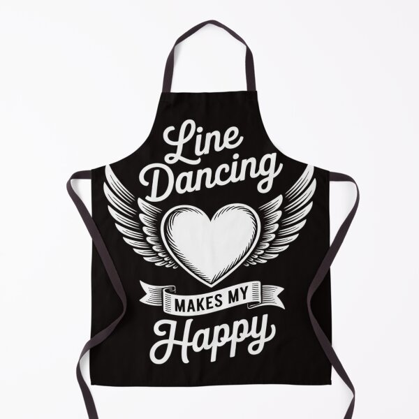 Item preview, Line Dancing Makes My Heart Happy - Country Western Dancer designed and sold by MelSurf.