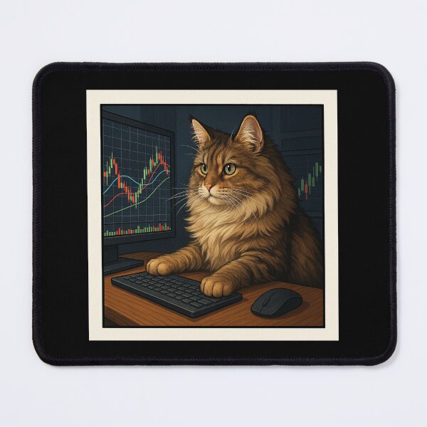 Item preview, Maine Coon Stock Trader Cat designed and sold by Fort Galaxy.