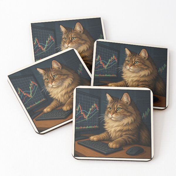 Item preview, Maine Coon Stock Trader Cat designed and sold by Fort Galaxy.