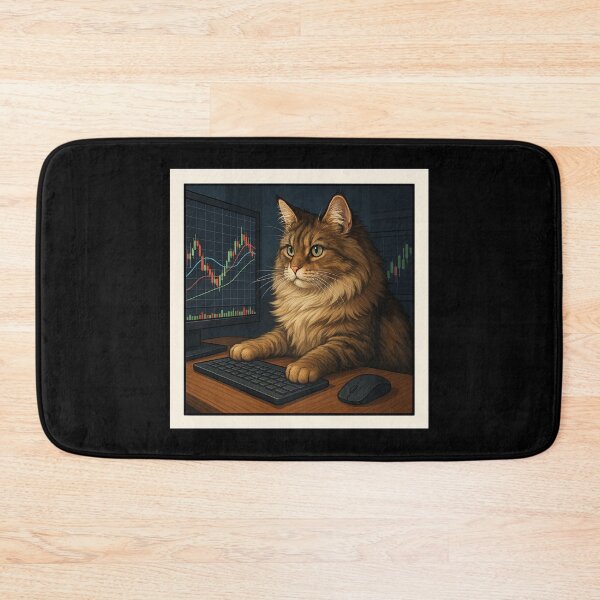 Item preview, Maine Coon Stock Trader Cat designed and sold by Fort Galaxy.