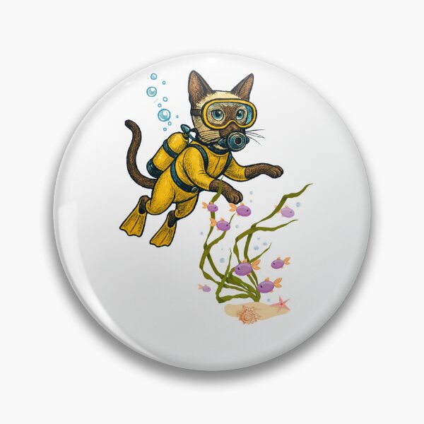 Item preview, Scuba Diving for Cat Lover designed and sold by Thanineemedia.