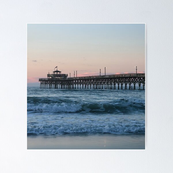 Item preview, Cherry Grove Pier at Sunrise designed and sold by MBGSL DESIGNS .