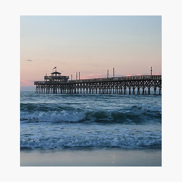 Item preview, Cherry Grove Pier at Sunrise designed and sold by MBGSL DESIGNS .
