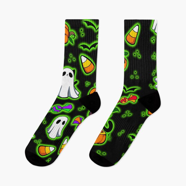 Item preview, Cute Little Pumpkin Sprites and Cat Ghosts designed and sold by janamatrix.