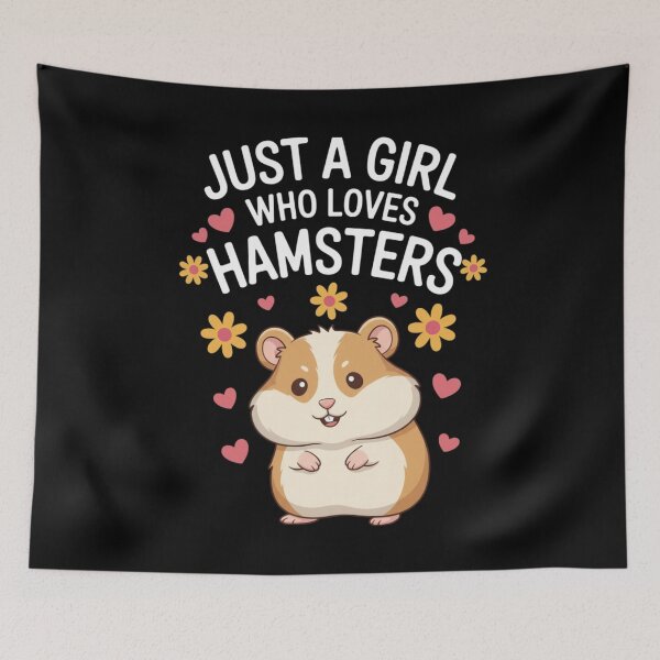 Item preview, Just A Girl Who Loves Hamsters Rodent Pet Owner Small Hamster Lover designed and sold by Gogetgiggles.